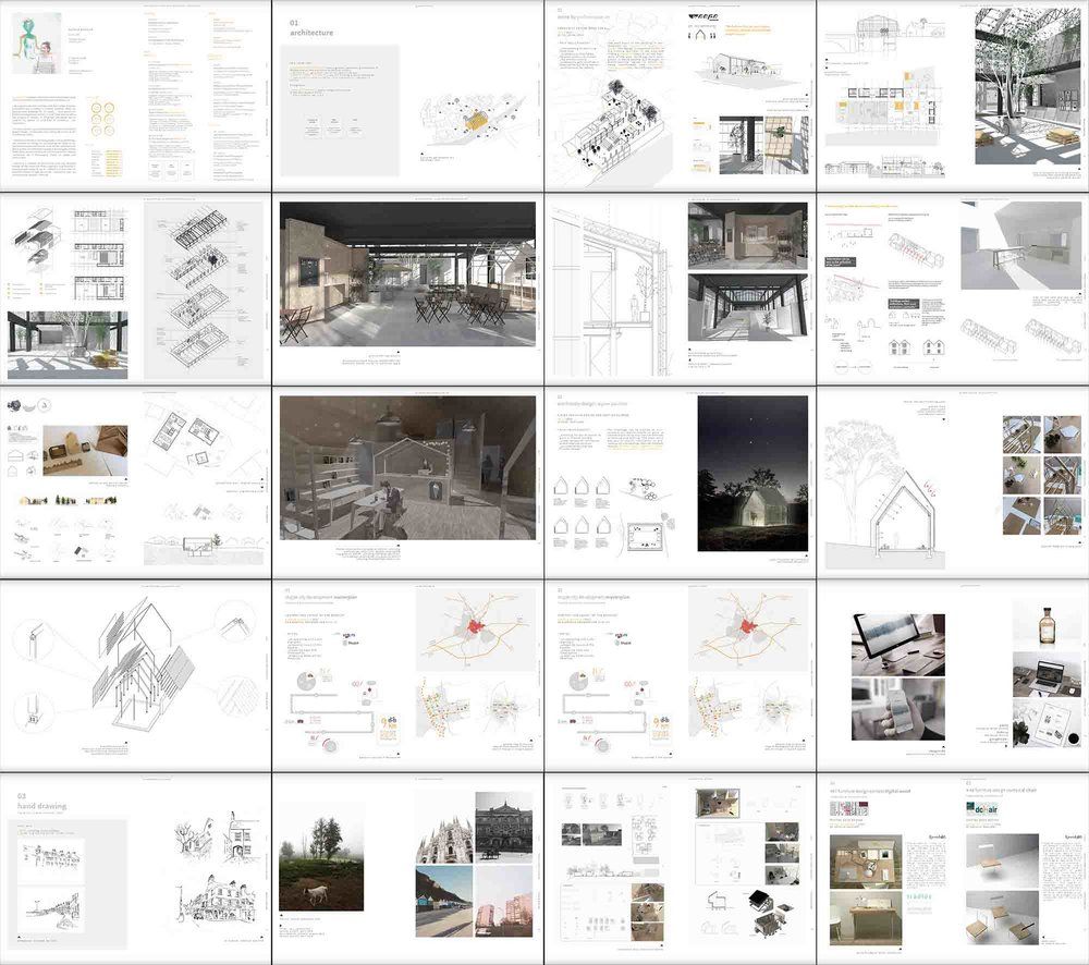 architecture design portfolio template